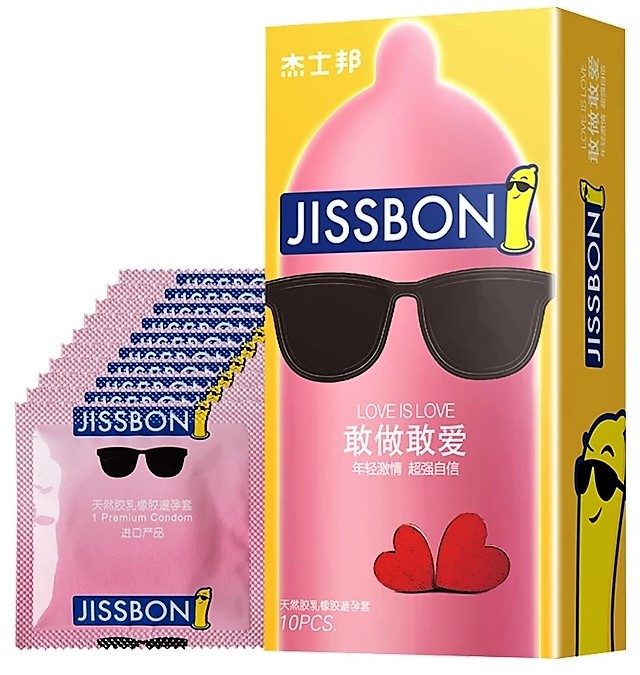 杰士邦【敢做敢爱】安全套/避孕套 (10只装)